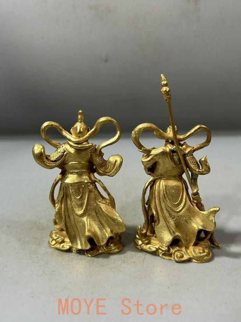 銅製 仏像 韋陀菩薩 関公供養仏 家住宅 茶台 禅意 装飾品 工芸品 置物