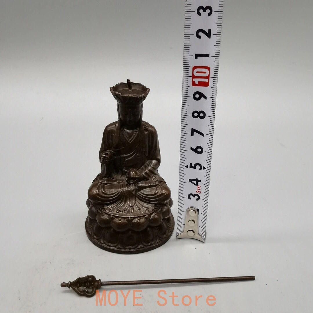 地蔵 菩薩 観音 銅製 仏像 開運 風水 工芸品 置物 - メルカリ