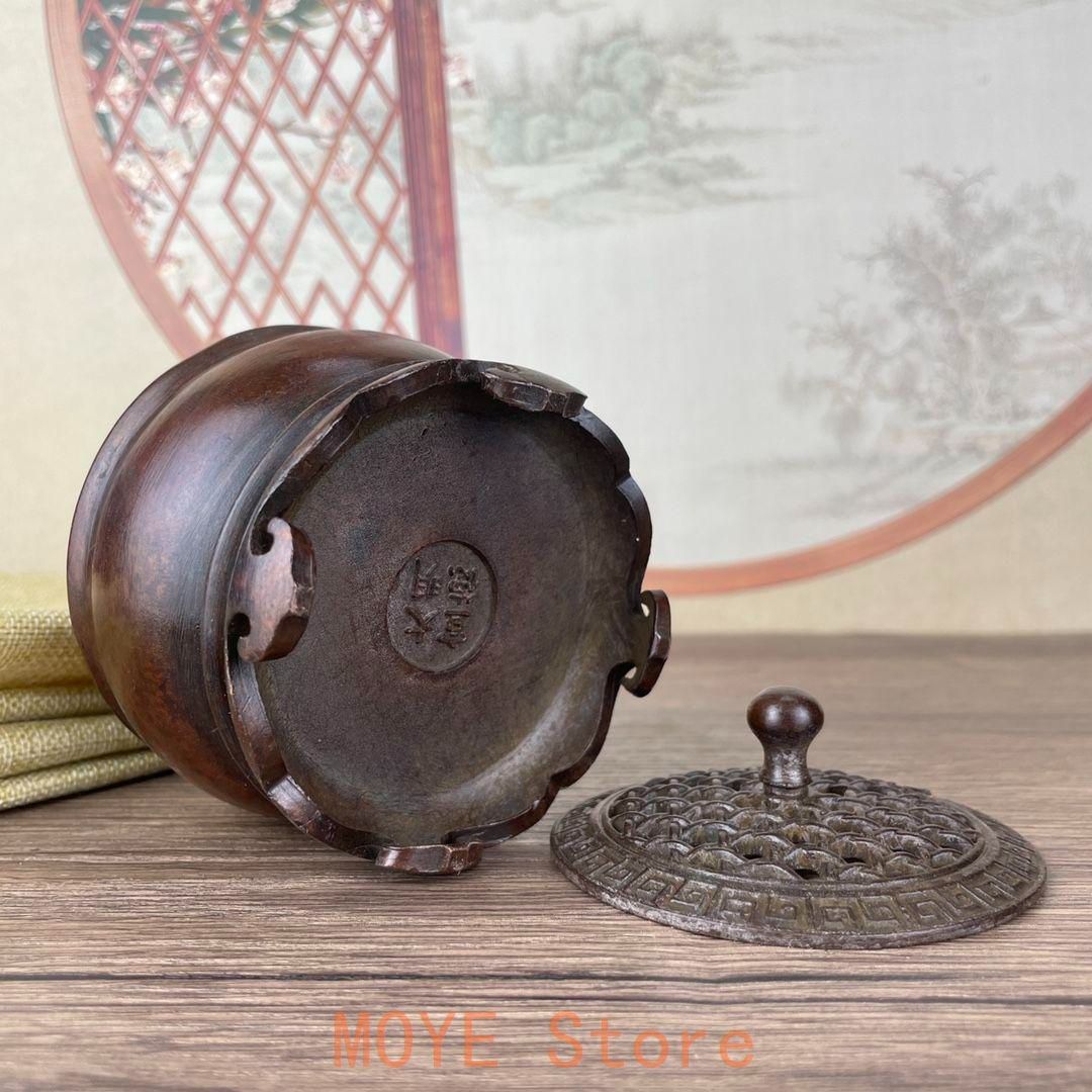 銅器 連体台座薫炉 香道具 茶台香炉 装飾品 工芸品 美術品 置物 - メルカリ