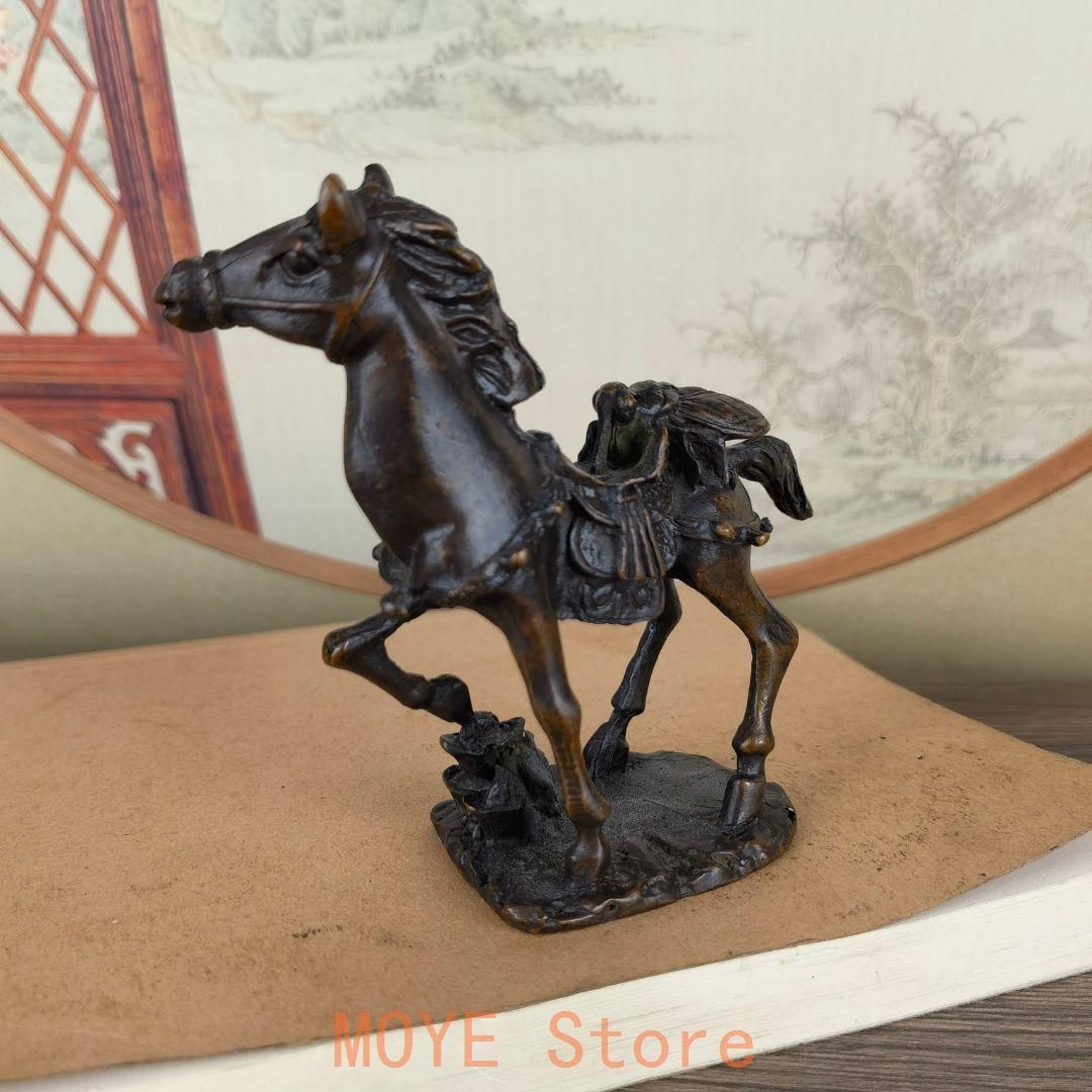 銅 細工 干支馬 茶道具 書道具 文房具 装飾品 工芸品 置物 - メルカリ