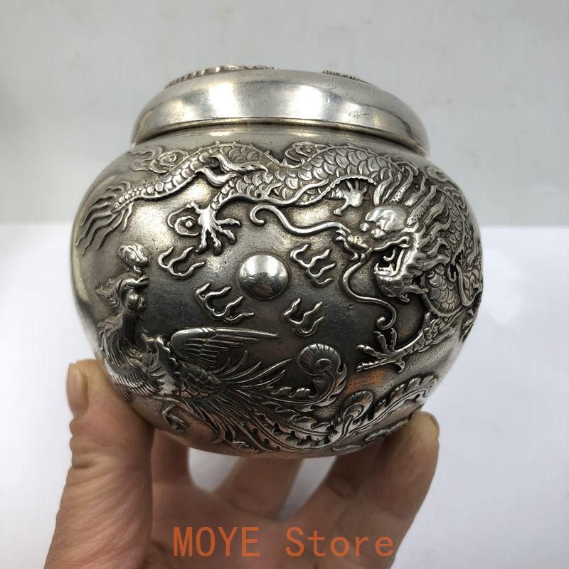 銅製 茶筒 龍鳳缶 茶道具 香道具 装飾品 工芸品 置物 銅製 茶筒 龍鳳缶 茶道具 香道具 装飾品 工芸品 置物 【公式通販】