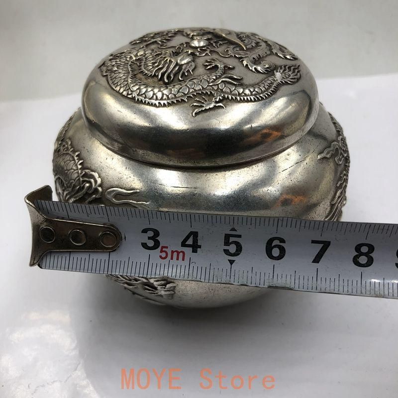 銅製 茶筒 龍鳳缶 茶道具 香道具 装飾品 工芸品 置物 【公式通販】