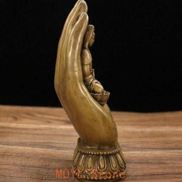 銅器 心経仏手観音 仏堂 茶台 書架 装飾品 工芸品 置物 - メルカリ