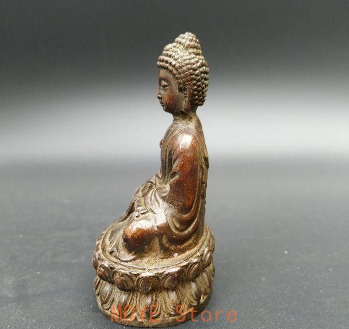 仏教美術 仏像 お釈迦様像 小仏像 銅製 銅器 - メルカリ