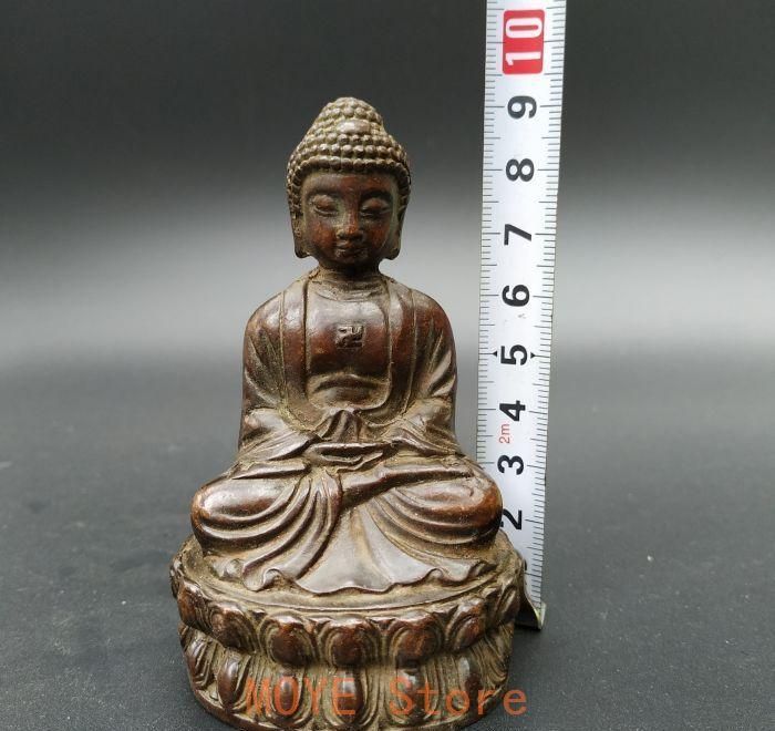 仏教美術 仏像 お釈迦様像 小仏像 銅製 銅器 - メルカリ