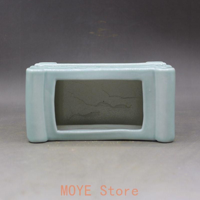 宋汝窯青釉白玉彫刻香炉 景徳鎮 陶磁器 装飾品 現代工芸品 美術品 置物