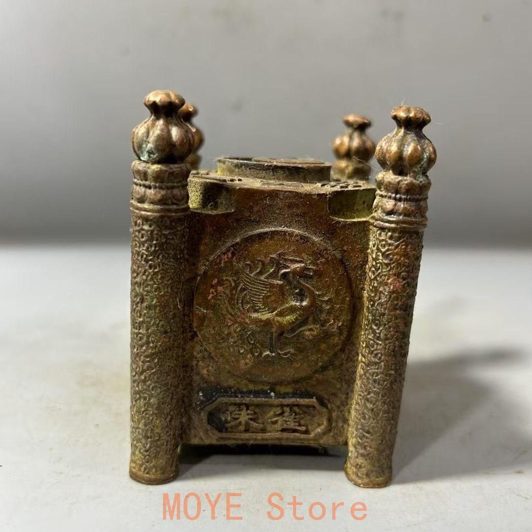 銅器 四神獣太極八卦香炉 鎮宅 辟邪 開運 風水 招財 置物 工芸品 美術