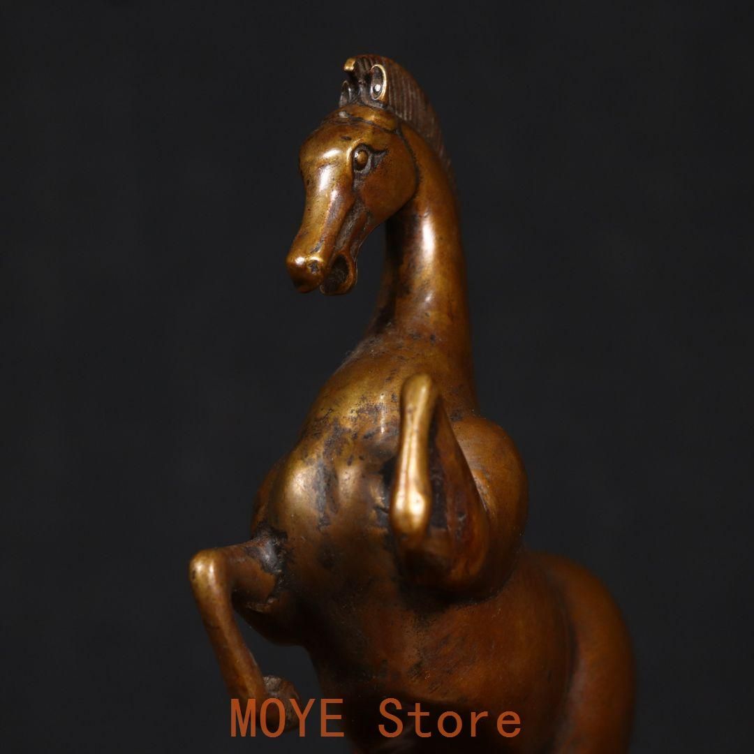 銅製 十二支馬 奔馬 家リビング 玄関 書斎 事務室 装飾品 工芸品 置物