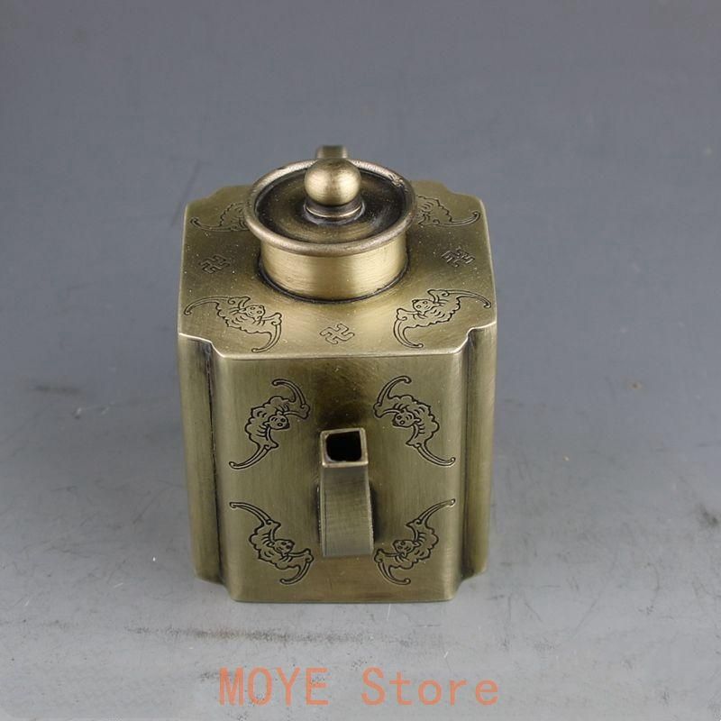 銅器 水滴壺 墨壺 文房四宝 書道具 文房具 現代工芸品美術品 置物