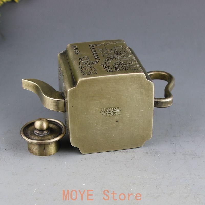 銅器 水滴壺 墨壺 文房四宝 書道具 文房具 現代工芸品美術品 置物