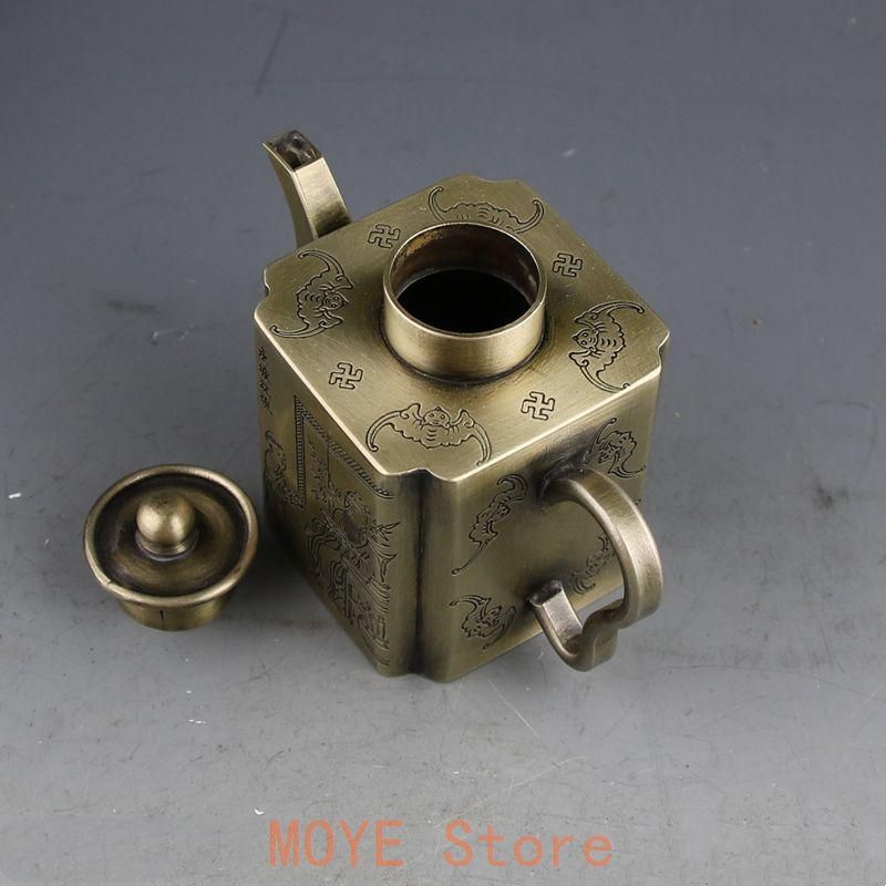 銅器 水滴壺 墨壺 文房四宝 書道具 文房具 現代工芸品美術品 置物