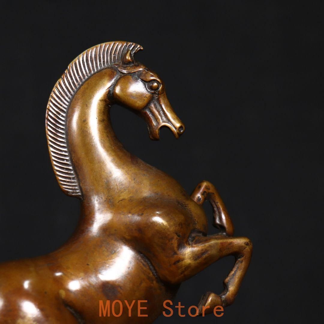 銅製 十二支馬 奔馬 家リビング 玄関 書斎 事務室 装飾品 工芸品 置物