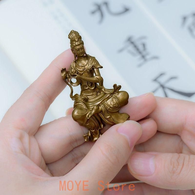 仏教美術 仏像 持蓮自在観音仏像神像 観世音菩薩像 銅製 工芸品 仏教美術 仏像 持蓮自在観音仏像神像 観世音菩薩像 銅製 工芸品 - メルカリ