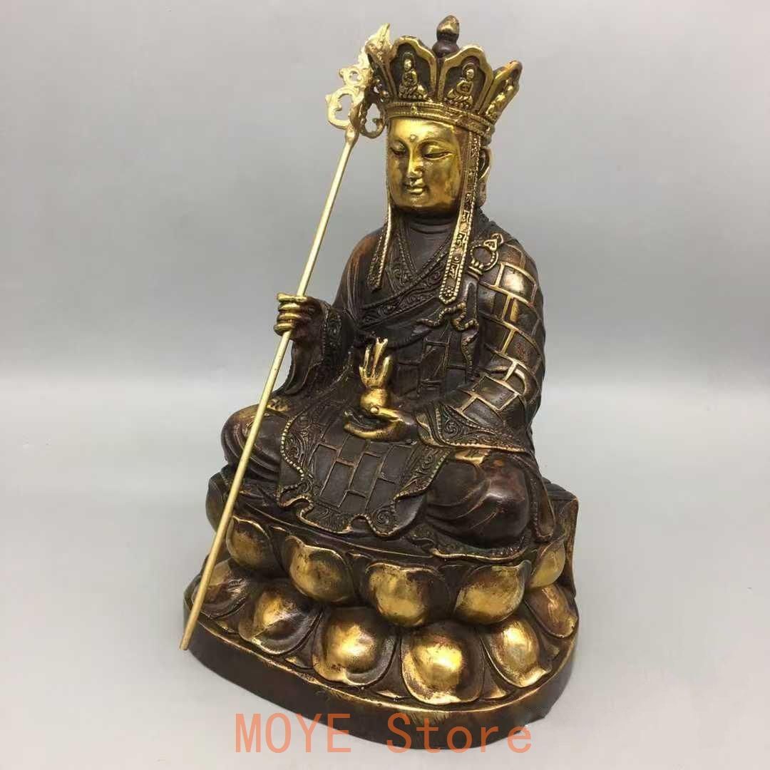 仏教美術 銅像 仏像 地蔵王仏像 家内供養 装飾品 工芸品 置物 - メルカリ