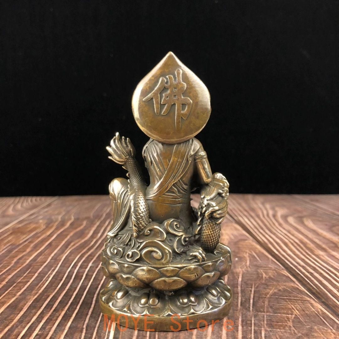 仏教美術 仏像 観音菩薩 騎龍観音菩薩仏像 仏堂 奉納 銅製品 工芸品