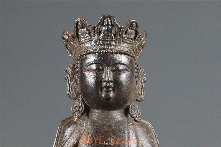 鉄器 鉄仏 仏像 蓮華坐観音菩薩仏像 阿弥佗仏 工芸品 置物 鉄器 鉄仏 仏像 蓮華坐観音菩薩仏像 阿弥佗仏 工芸品 置物 - メルカリ