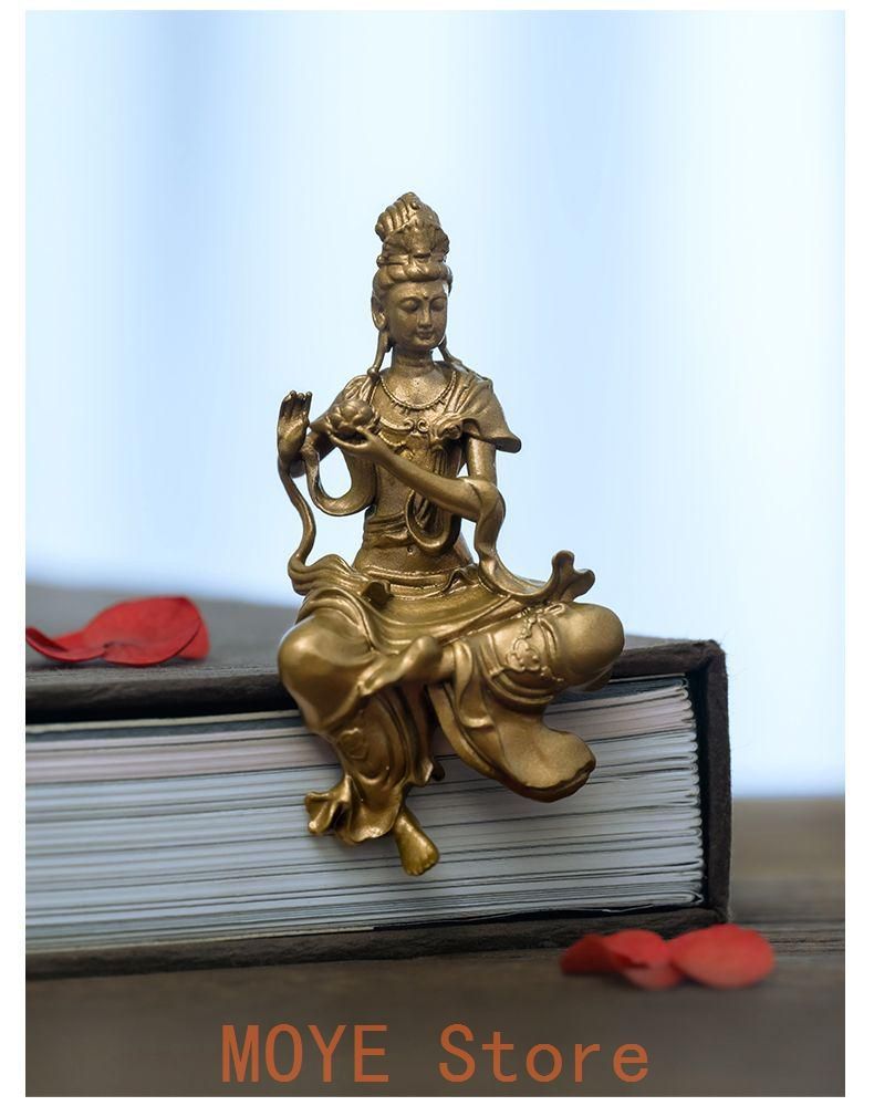 仏教美術 仏像 持蓮自在観音仏像神像 観世音菩薩像 銅製 工芸品 仏教美術 仏像 持蓮自在観音仏像神像 観世音菩薩像 銅製 工芸品 - メルカリ