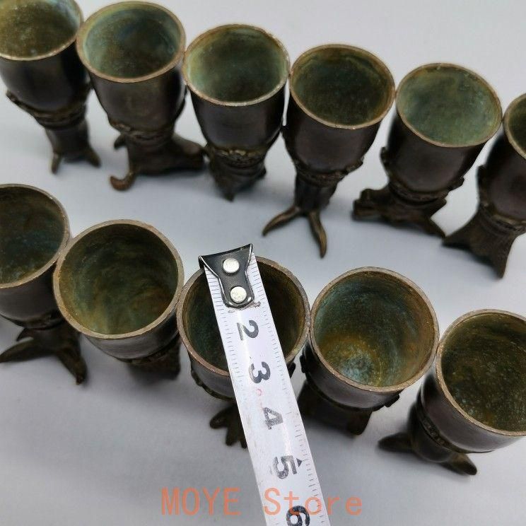 銅 細工 十二支獣首杯 装飾品 現代工芸品 美術品 置物 銅 細工 十二支獣首杯 装飾品 現代工芸品 美術品 置物 銅 細工 十二支