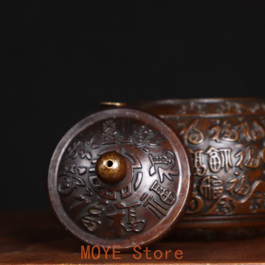 銅製 百福壺 茶壺 水筒 茶道具 煎茶器 装飾品 工芸品 置物 - メルカリ