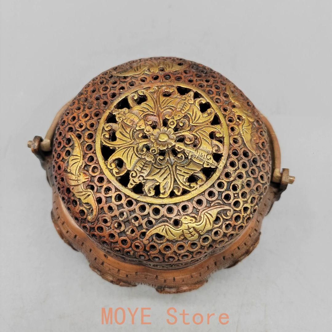 銅器 手炉暖 手炉 香炉 香篆身辺手暖炉 檀香 装飾品 工芸品 美術品 銅器 手炉暖 手炉 香炉 香篆身辺手暖炉 檀香 装飾品 工芸品 美術品
