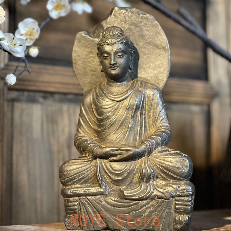 ガンダ-ラ禅定坐像 鎮宅 辟邪 開運 風水招財 置物 工芸品 - メルカリ