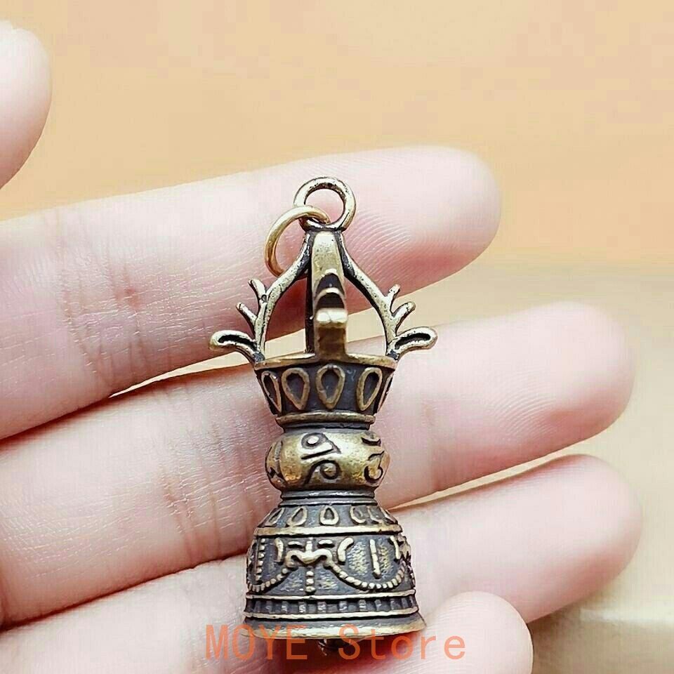 銅 細工 六字真言金剛鈴 掛鈴 法器 辟邪 開運 平安 招財 置物 - メルカリ