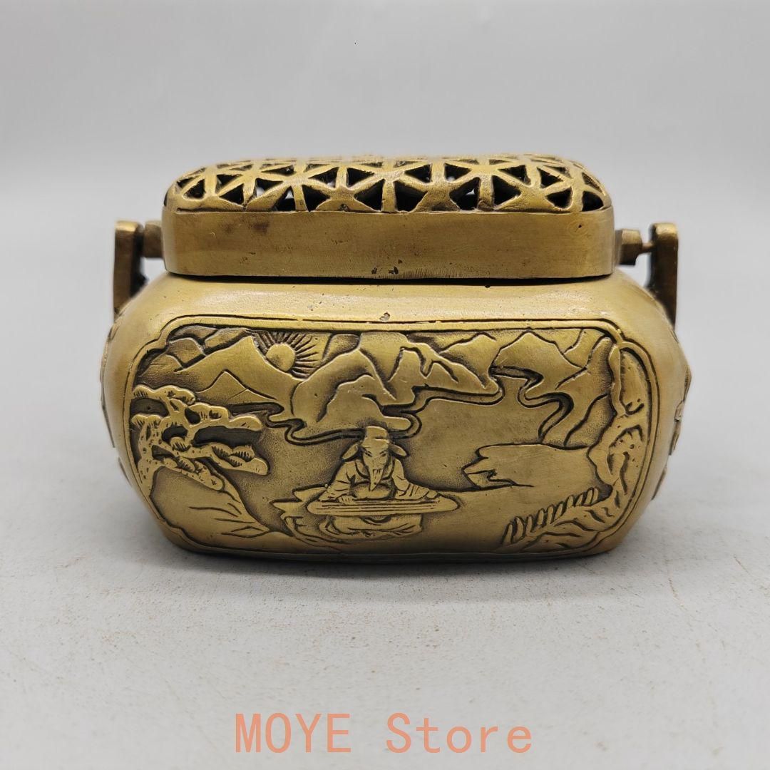 銅製 提梁暖手炉 香り炉 茶道香炉 香道具 装飾品 工芸品 置物 銅製 提梁暖手炉 香り炉 茶道香炉 香道具 装飾品 工芸品 置物 - メルカリ