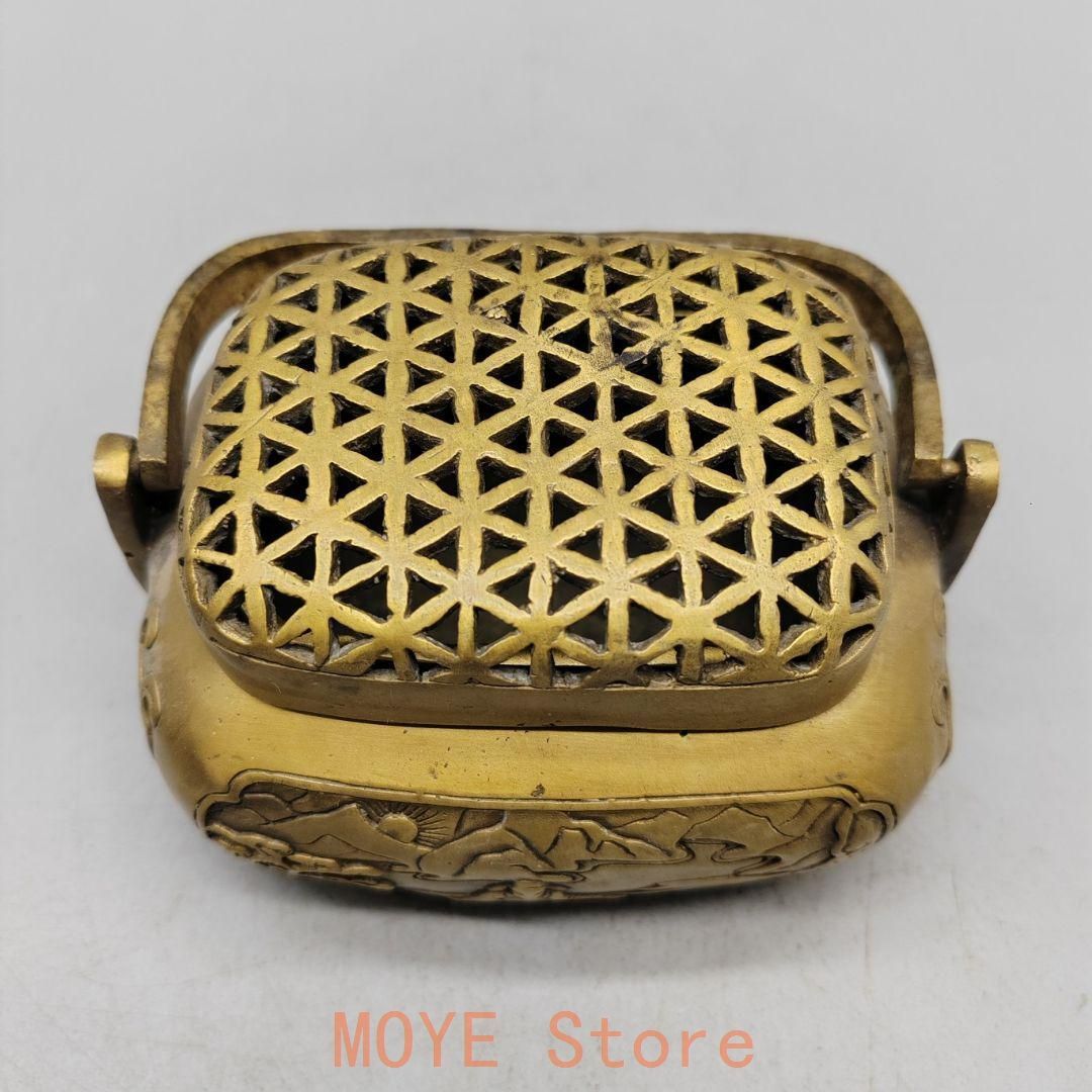 銅製 提梁暖手炉 香り炉 茶道香炉 香道具 装飾品 工芸品 置物 銅製 提梁暖手炉 香り炉 茶道香炉 香道具 装飾品 工芸品 置物 - メルカリ