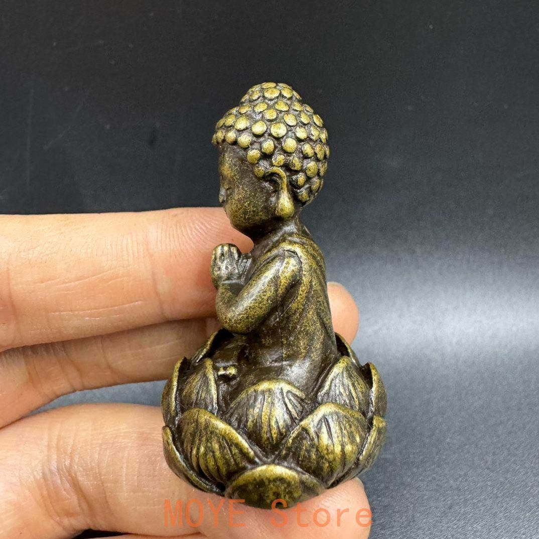 仏教美術 小仏像 座禅蓮華小沙弥 茶台 置物 装飾品 工芸品 - メルカリ