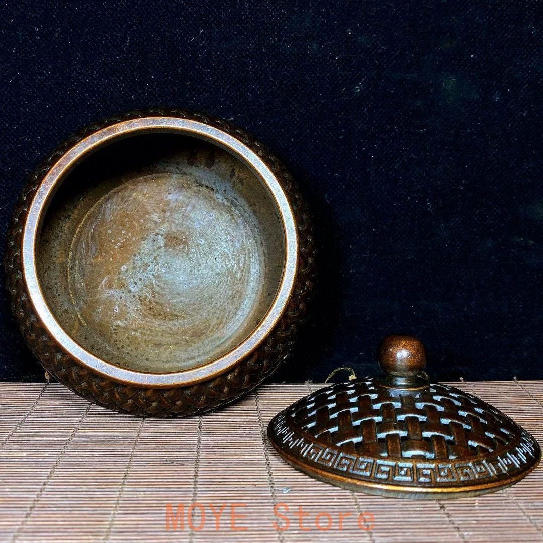 銅製 香炉 網蓋格子薫香炉 茶道香炉 装飾品 工芸品 置物 銅製 香炉 網蓋格子薫香炉 茶道香炉 装飾品 工芸品 置物 【公式通販】