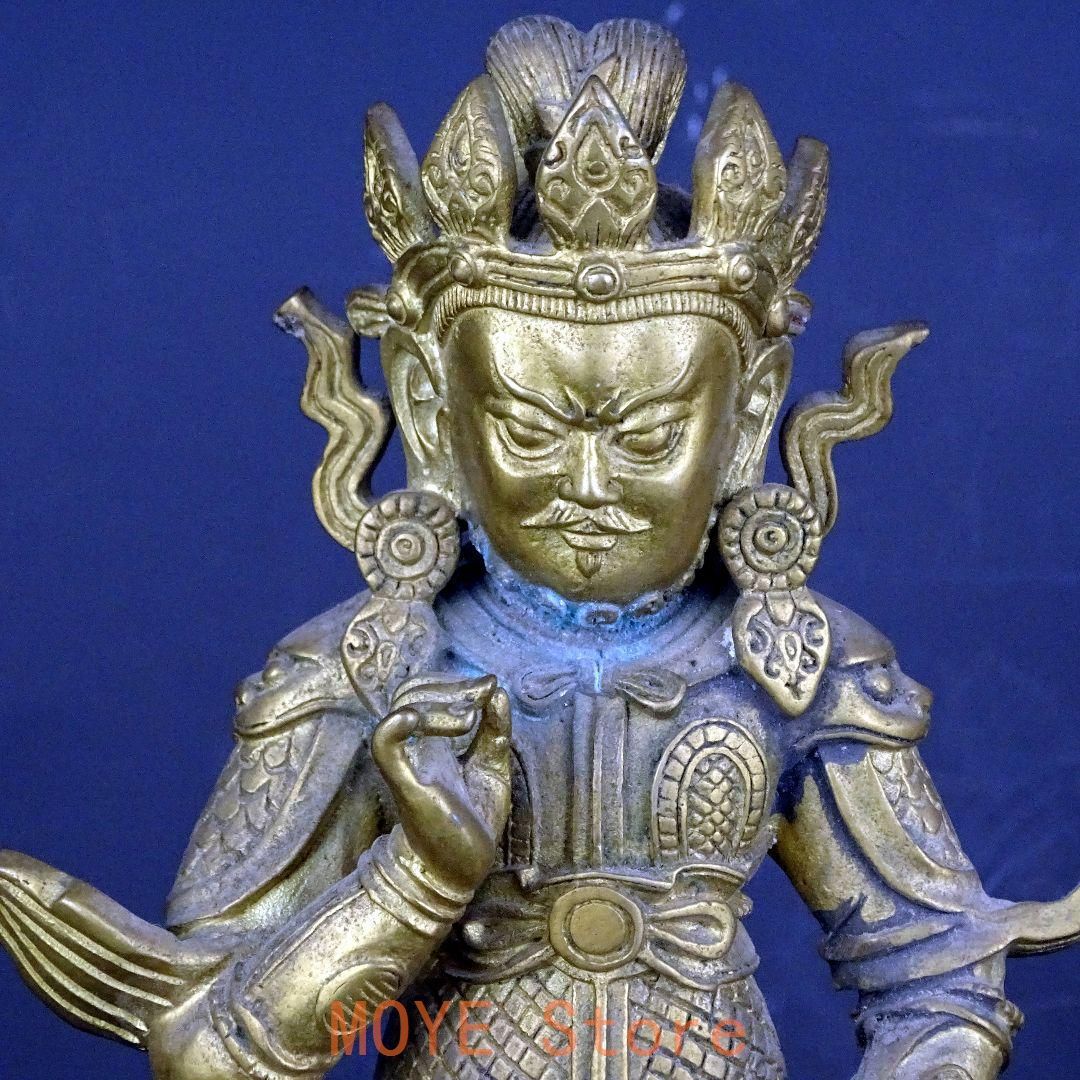 仏教美術 仏像 銅像 怒目金剛仏像 奉納 仏像 工芸品 置物 - メルカリ