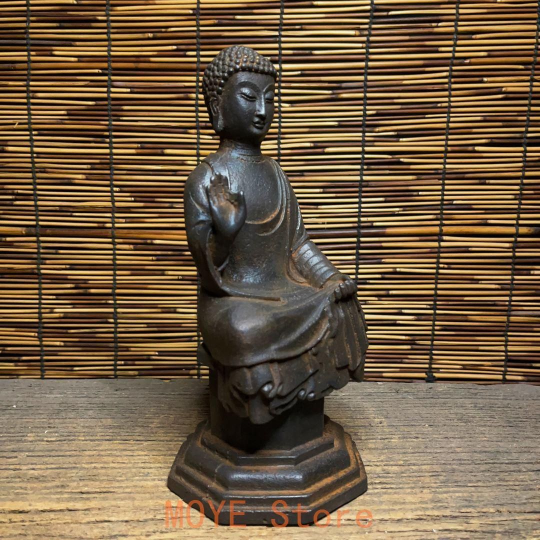 鉄器 鉄仏 釈迦牟尼仏仏像 仏堂 供養 工芸品 置物 鉄器 鉄仏 釈迦牟尼仏仏像 仏堂 供養 工芸品 置物 - メルカリ