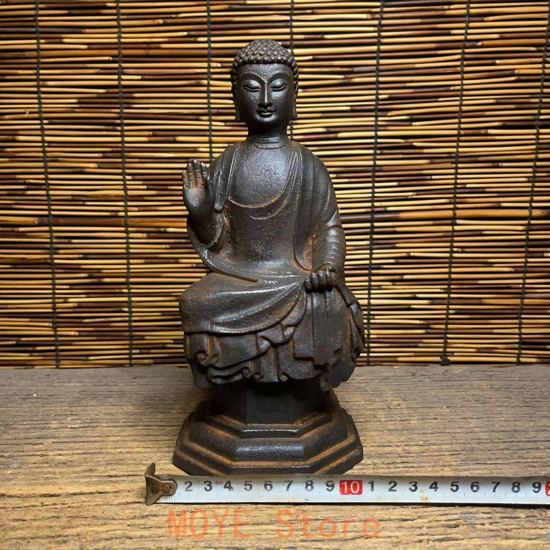 鉄器 鉄仏 釈迦牟尼仏仏像 仏堂 供養 工芸品 置物 - メルカリ