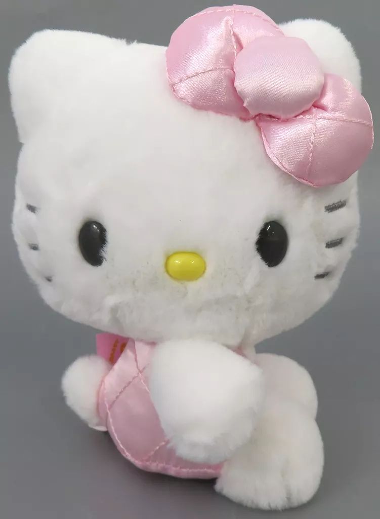 中古】ぬいぐるみ キティ(ピンクキルト) ぬいぐるみ 50周年 「ハロー