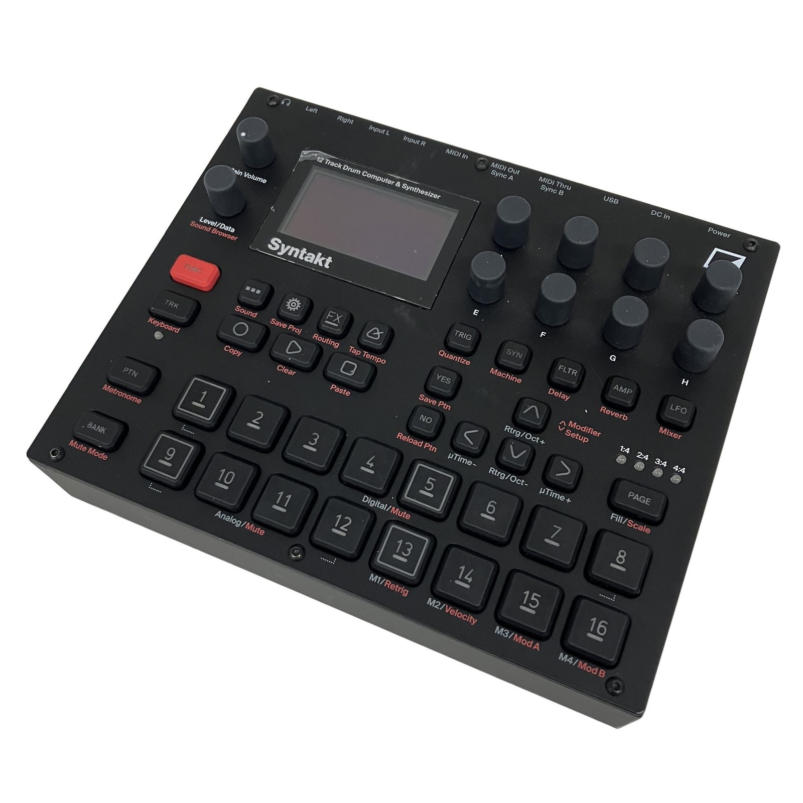 Elektron Syntakt エレクトロン シンクタクトリズムマシン アナログ