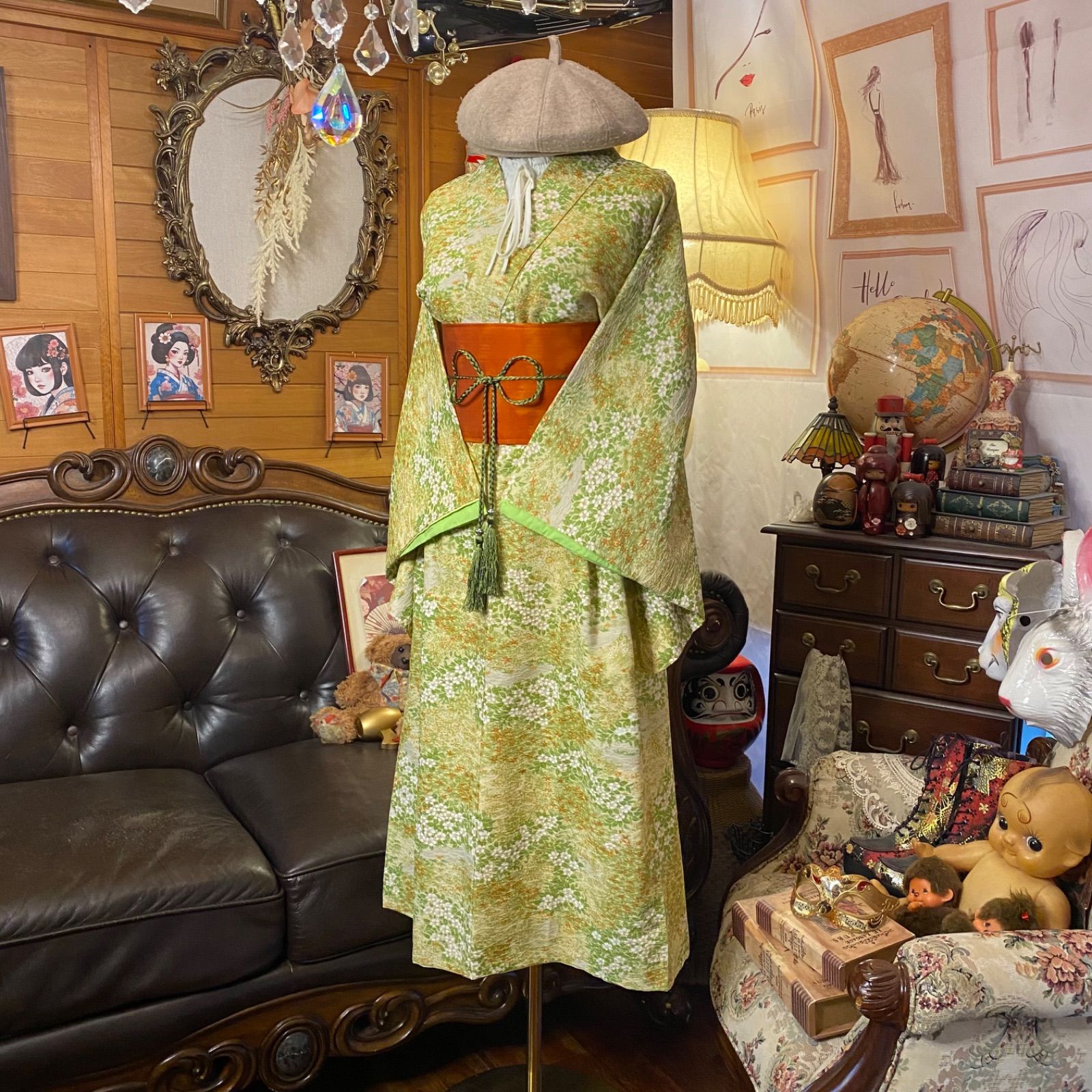 セミロング 洗える