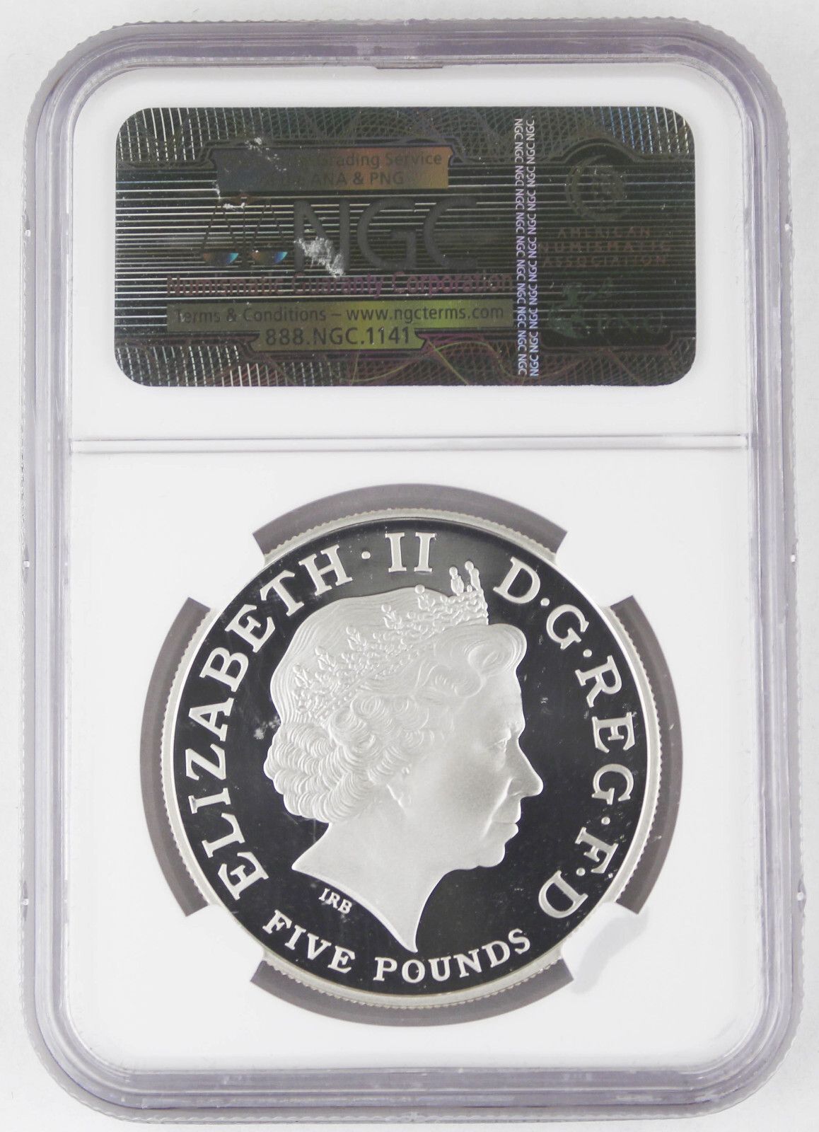 イギリス 2013 シルバー プルーフ ￡5ポンド セントジョージ ドラゴン