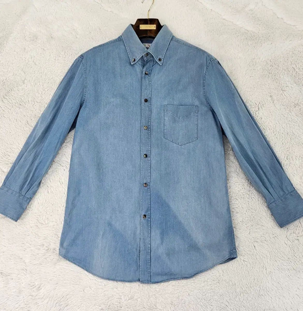 ブルネロクチネリ ウォッシュ デニム シャツ - メルカリ