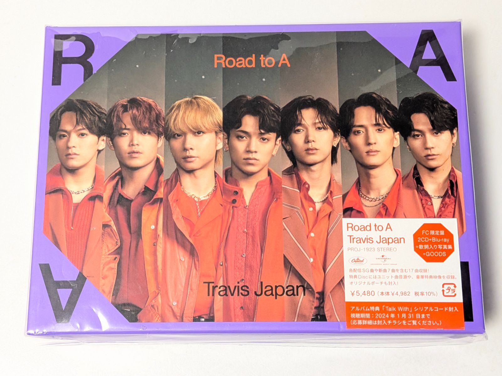 Travis Japan Road to A FC限定盤 2CD+Blu-ray トラジャ TravisJapan