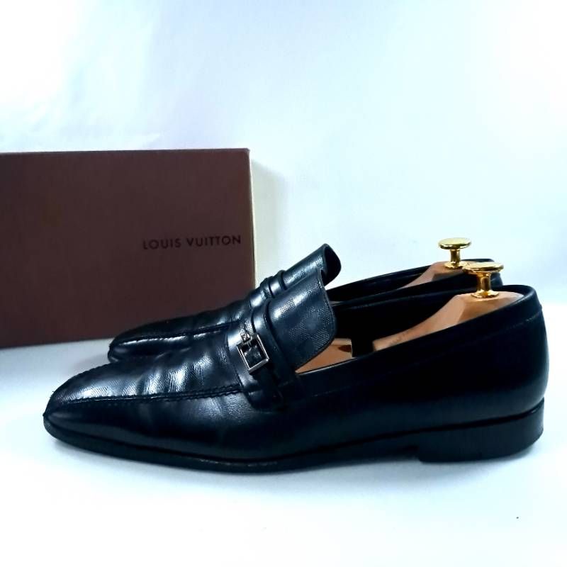 LOUIS VUITTON【6 1/2】ビジネス ローファー ダミエ ベルト LOUIS VUITTON【6 1/2】ビジネス ローファー ダミエ ベルト