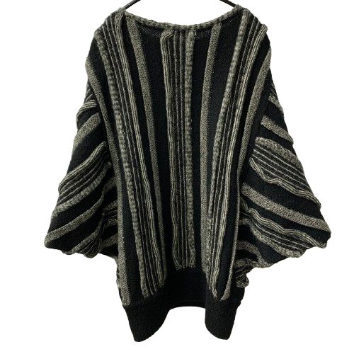 イッセイミヤケ ISSEY MIYAKE 80s ボートネック ストライプ ニット 筆