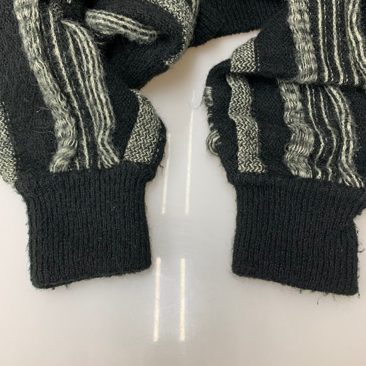 イッセイミヤケ ISSEY MIYAKE 80s ボートネック ストライプ ニット 筆 