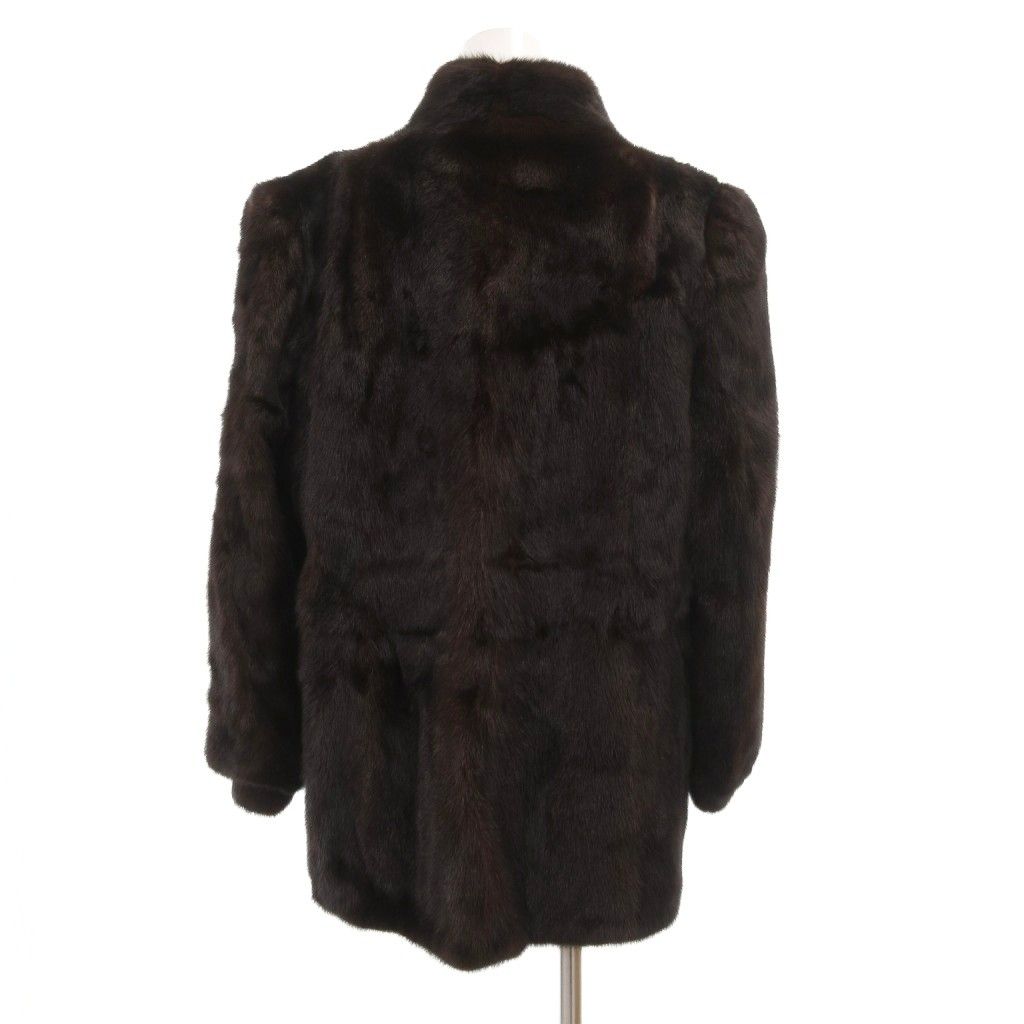 サガミンク SAGA MINK 銀サガ ミンクファーコート 毛皮 ミドル丈