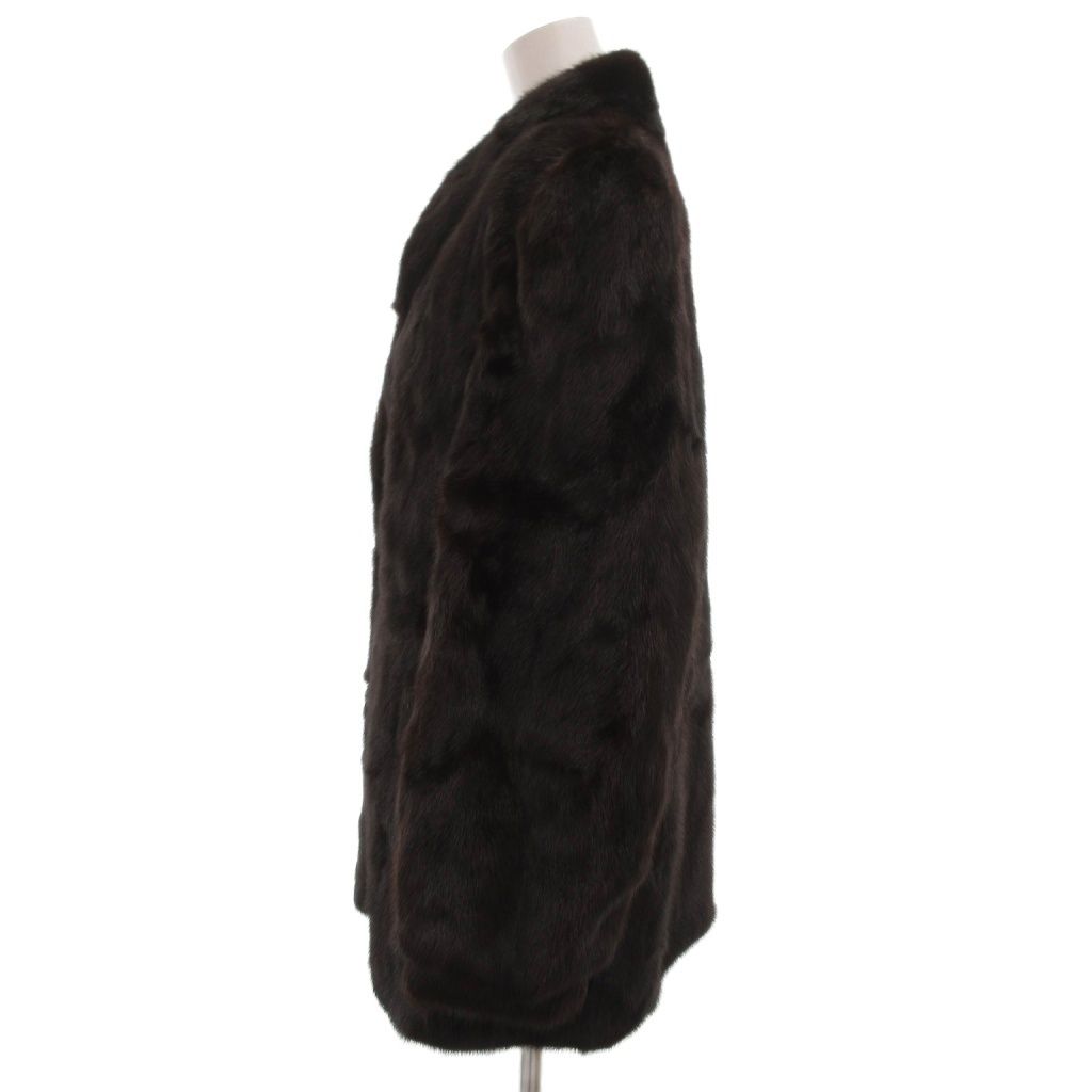 サガミンク SAGA MINK 銀サガ ミンクファーコート 毛皮 ミドル丈