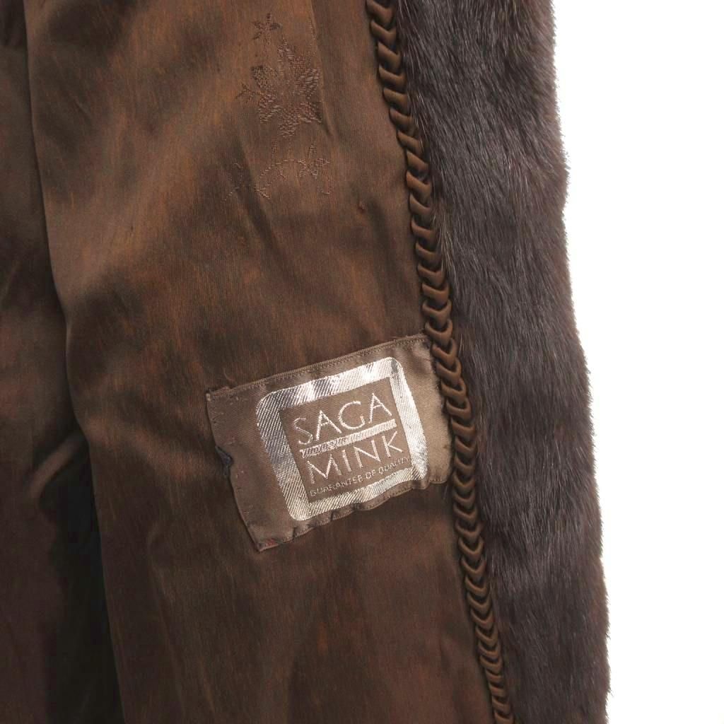 SAGA MINK サガミンク ファーコート 毛皮コート茶色 希少 銀タグ SAGA MINK サガミンク ファーコート 毛皮コート茶色 希少 銀タグ SAGA