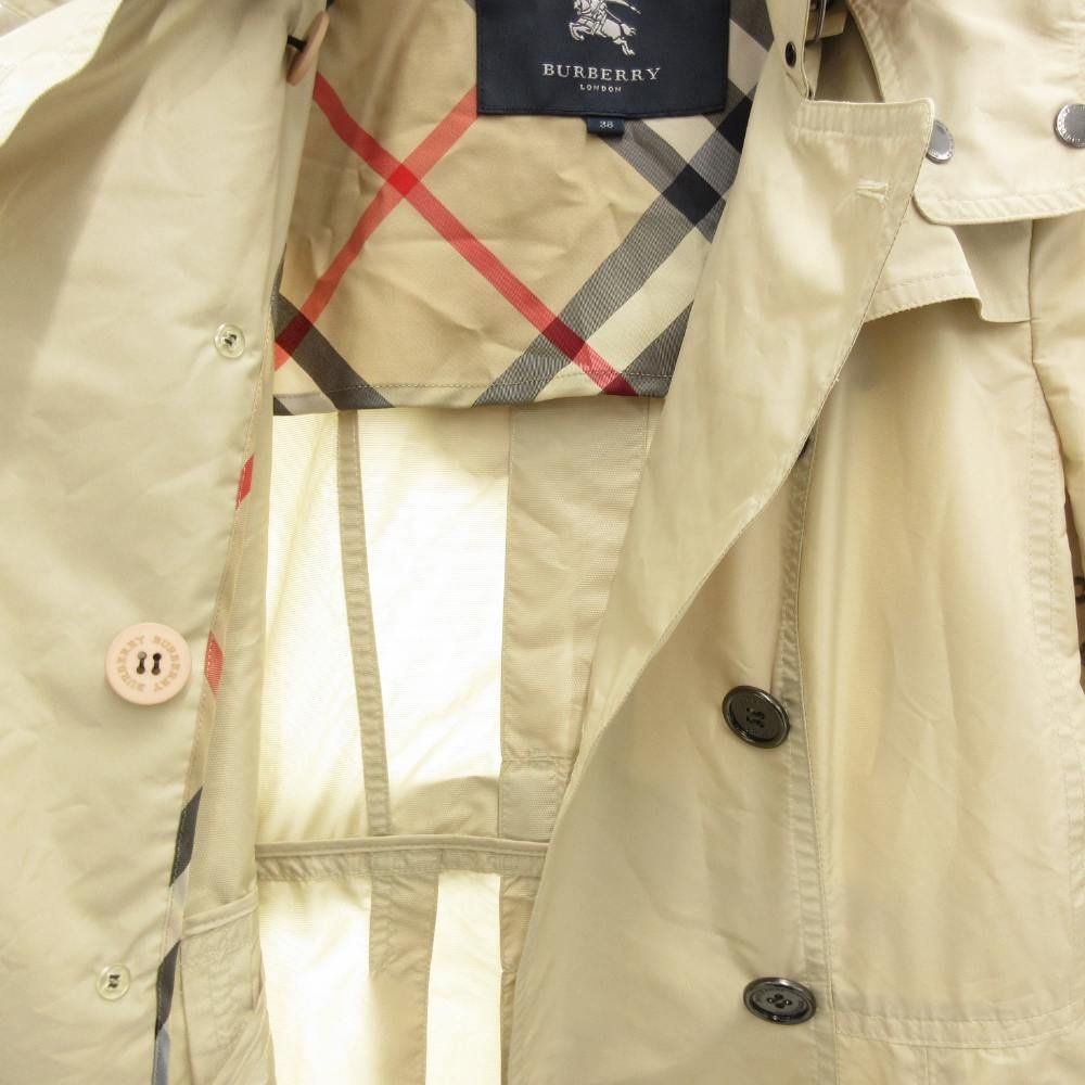 バーバリー ロンドン BURBERRY LONDON トレンチコート ショート ダブル