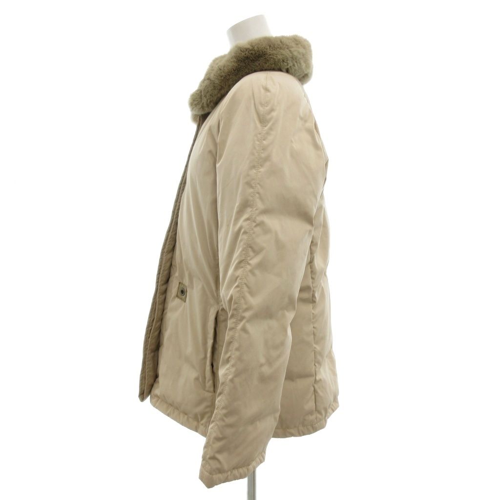 マックスマーラ MAX MARA 白タグ ラビットファー グースダウン ダウン