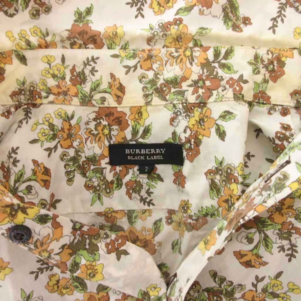 Yuki！入手困難 バーバリー ブラックレーベル 花柄 半袖 Yuki様専用！入手困難 バーバリー ブラックレーベル 花柄 半袖