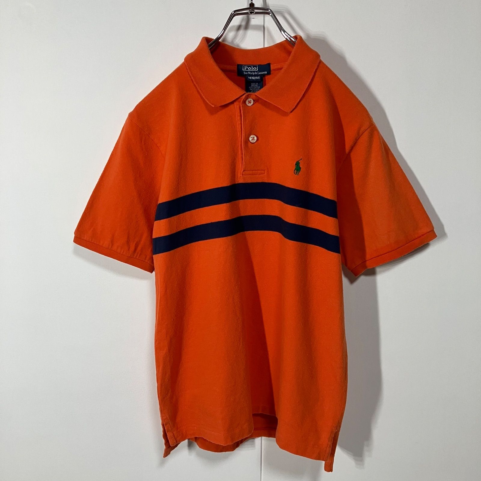 Polo by Ralph Lauren ポロバイラルフローレン ロゴ 刺繍 ライン 天竺 