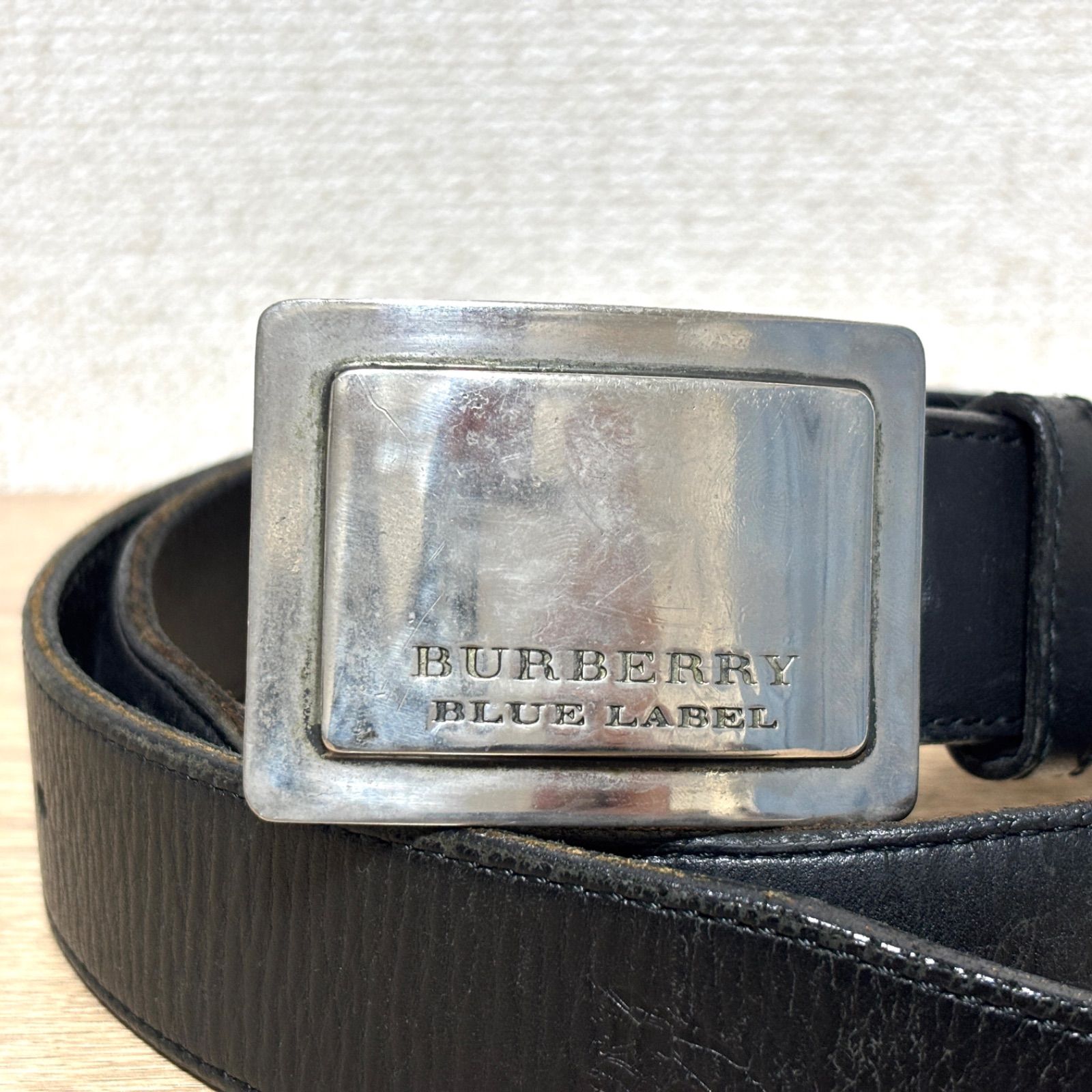 BURBERRY BLUE LABEL バーバリー ブルーレーベル レザー ベルト 本革